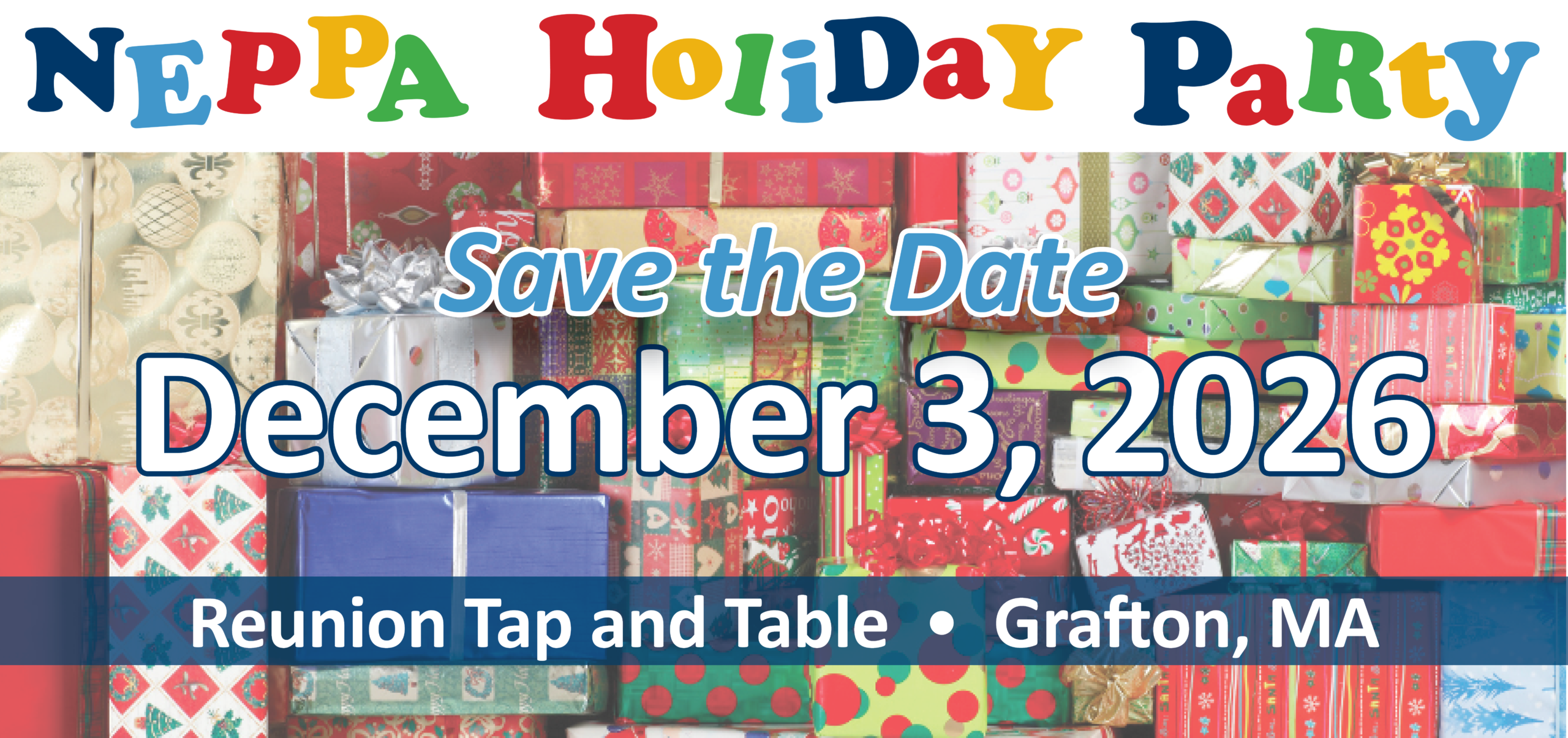 2026 Holiday Party - Save the Date Graphic